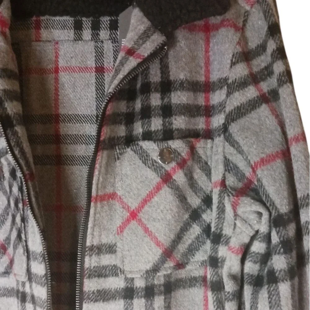 WESC Fleece Jacket Full Zipper Front for Men & Women. Size S/M NWT